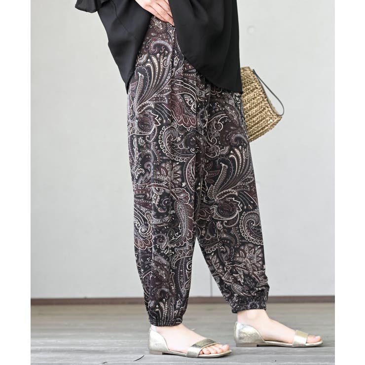 ブラウン | プリントイージーパンツ | rps