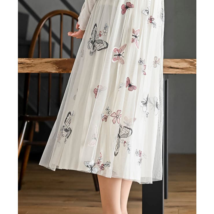 バタフライチュールスカート | rps | 詳細画像6 