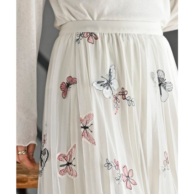 バタフライチュールスカート | rps | 詳細画像9 