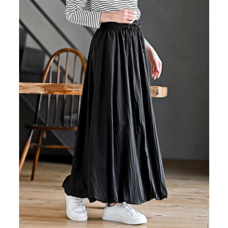 ブラック | バルーンロングスカート | rps