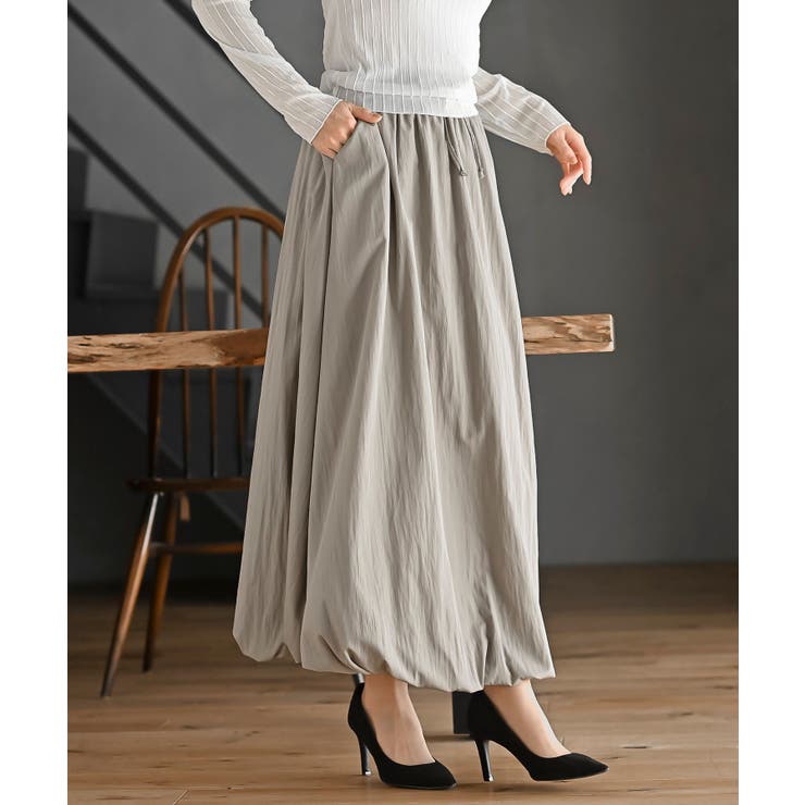 ベージュ | バルーンロングスカート | rps