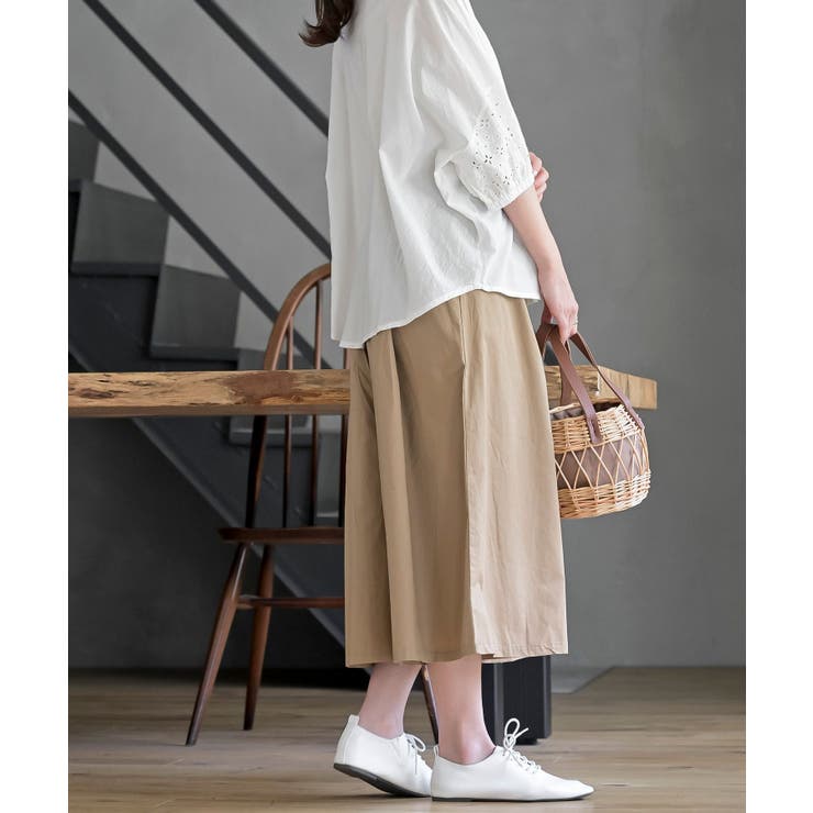 フロントタックワイドガウチョパンツ | rps | 詳細画像11 