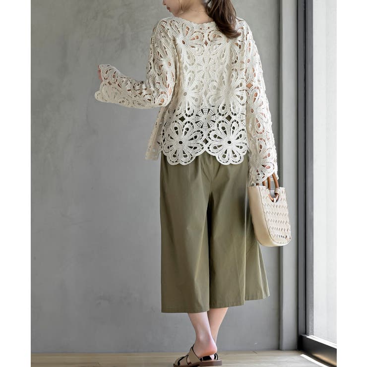 フロントタックワイドガウチョパンツ | rps | 詳細画像20 