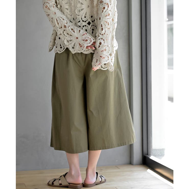 フロントタックワイドガウチョパンツ | rps | 詳細画像23 