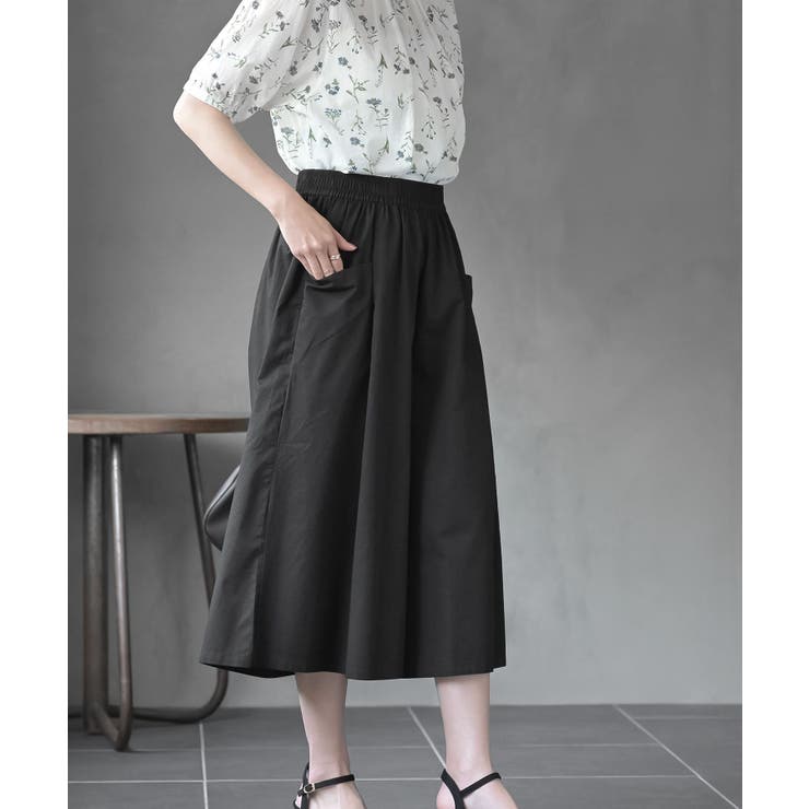 フロントタックワイドガウチョパンツ | rps | 詳細画像3 