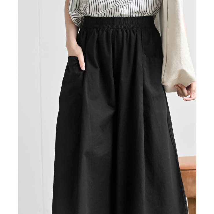 フロントタックワイドガウチョパンツ[品番：RPSW0003894]｜rps