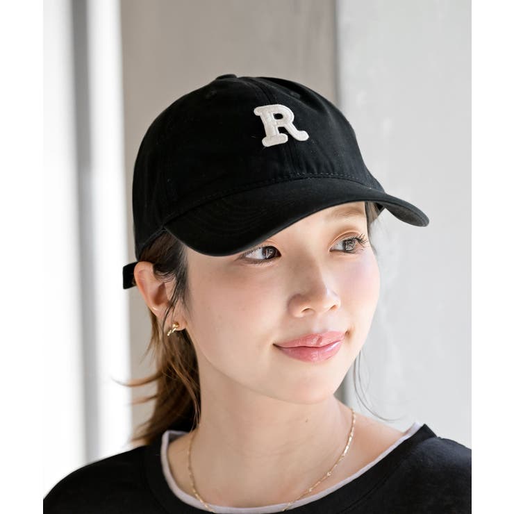 ブラック | Ｒロゴコットンキャップ | rps