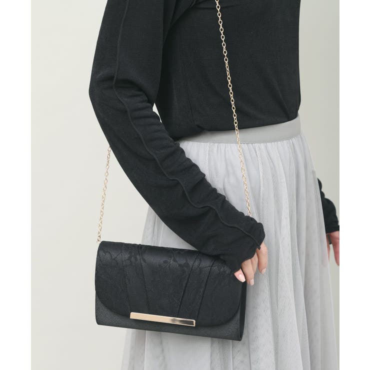 レース×サテン2WAYクラッチBAG | rps | 詳細画像12 