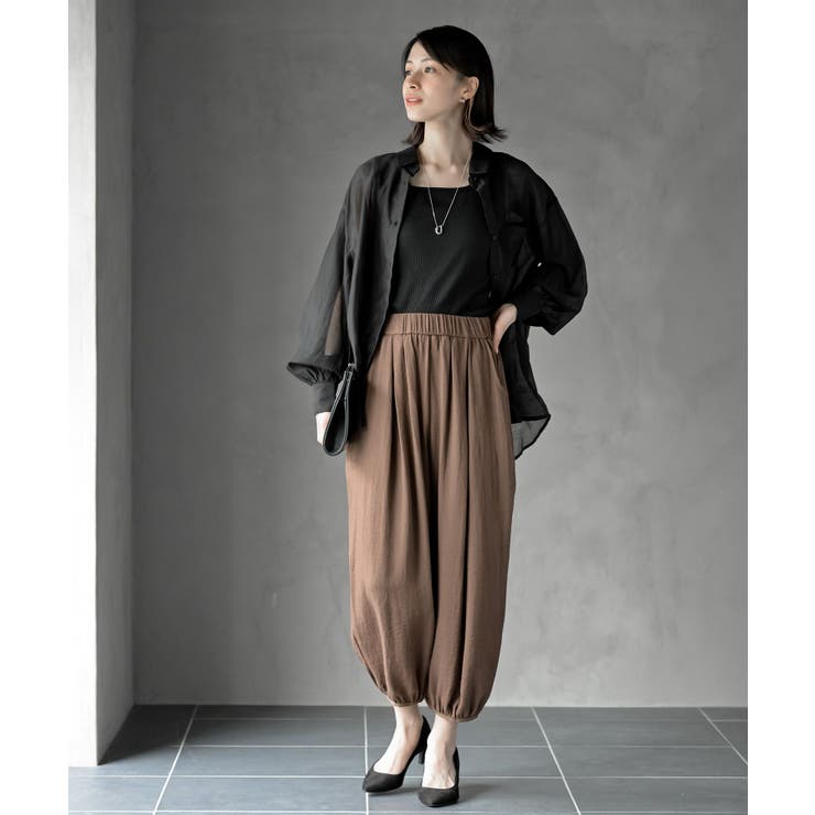 パンツ rai フロントタックイージーパンツ[品番：RPSW0003972]｜rps（アール