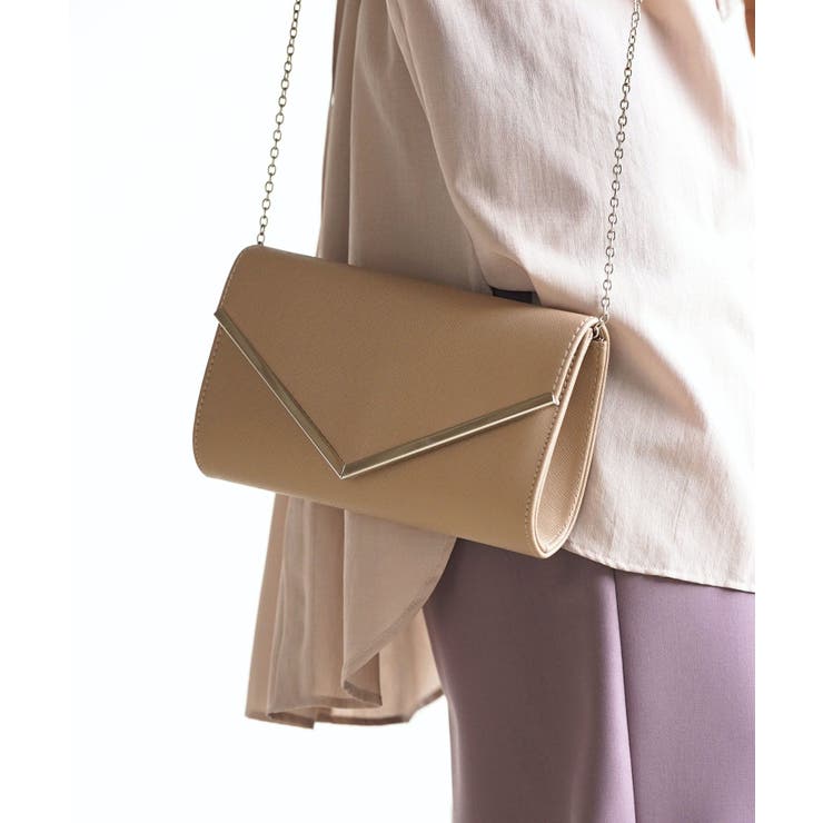 ベージュ | シルバーバー２ＷＡＹクラッチバッグ | rps