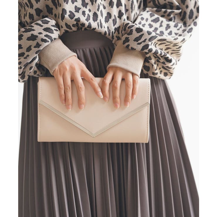 オフベージュ | シルバーバー２ＷＡＹクラッチバッグ | rps