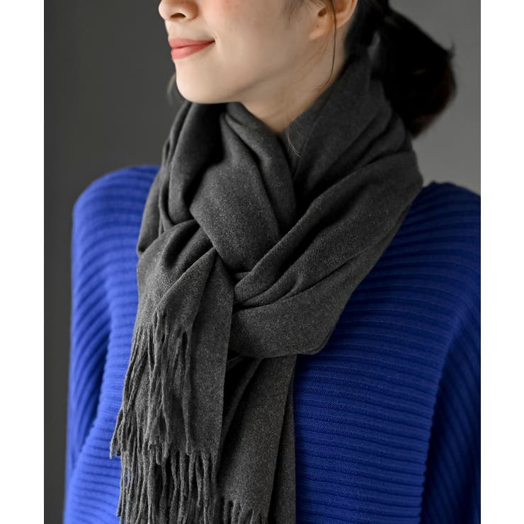 無地大判ストール | rps | 詳細画像10 