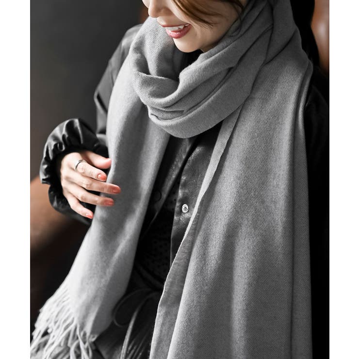 無地大判ストール | rps | 詳細画像14 