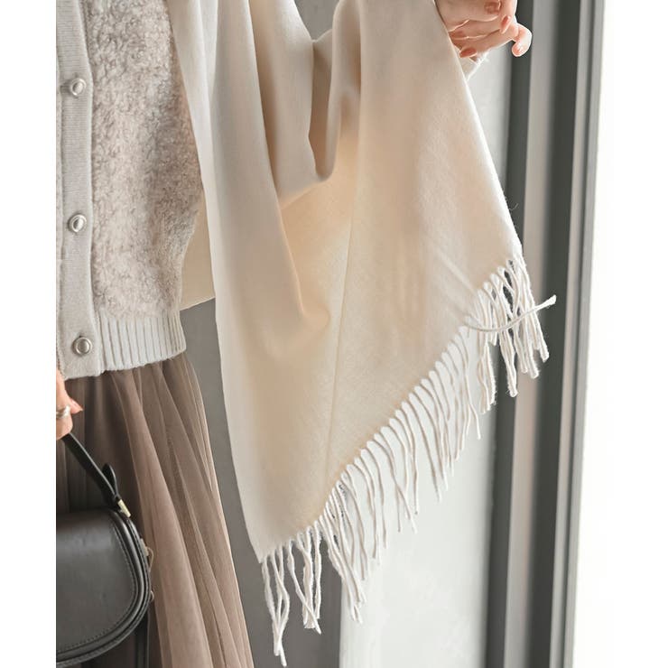 無地大判ストール | rps | 詳細画像20 