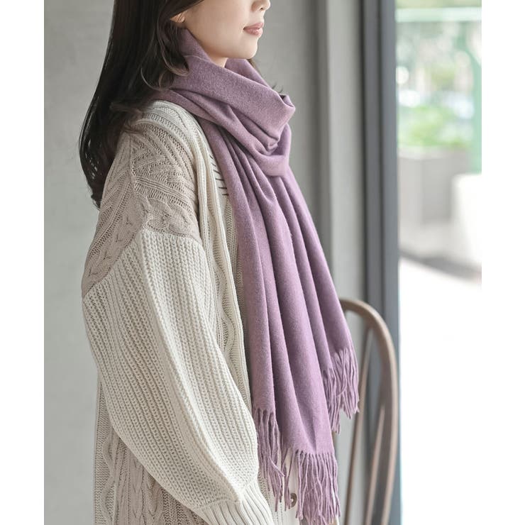 無地大判ストール | rps | 詳細画像30 