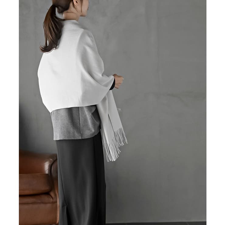 無地大判ストール | rps | 詳細画像6 