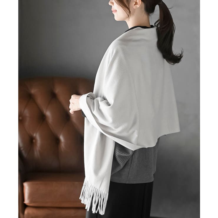 無地大判ストール | rps | 詳細画像9 