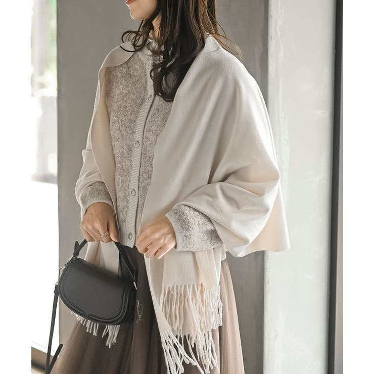 オフベージュ | 無地大判ストール | rps