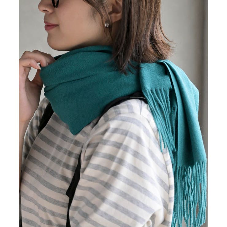グリーン | 無地大判ストール | rps