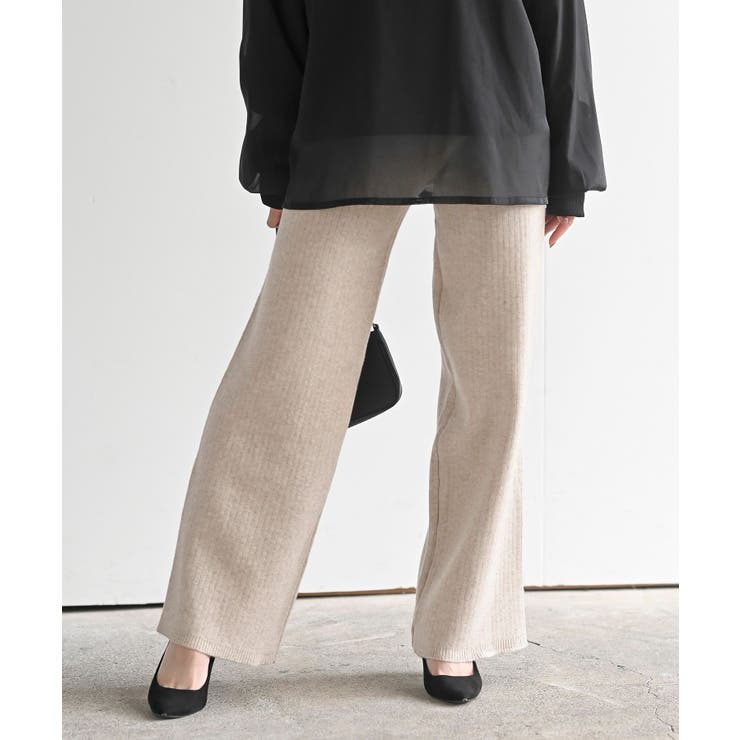 アイボリー | ニットイージーパンツ | rps