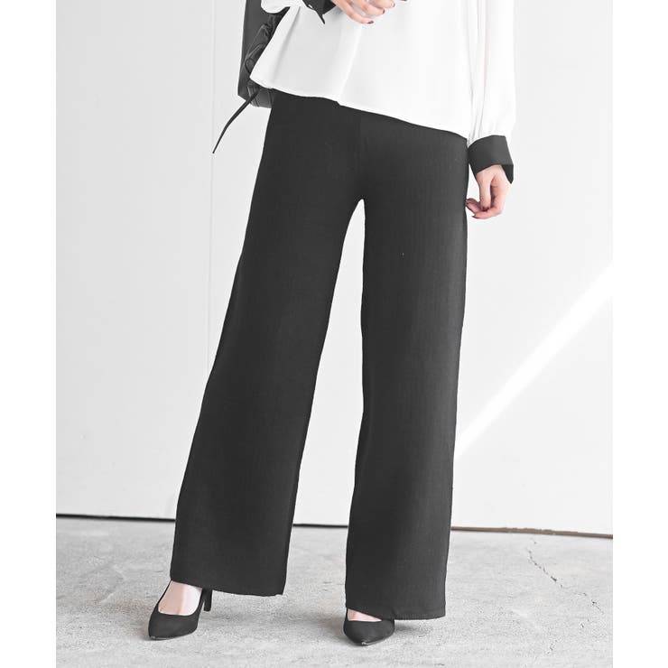 ブラック | ニットイージーパンツ | rps