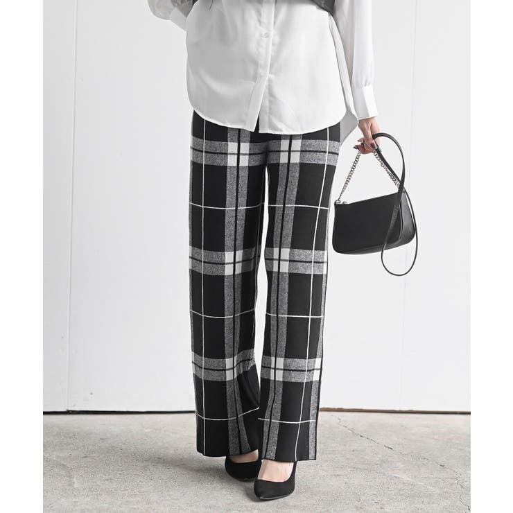 ブラック2 | ニットイージーパンツ | rps