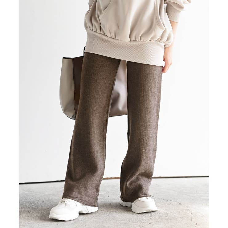 ブラウン | ニットイージーパンツ | rps