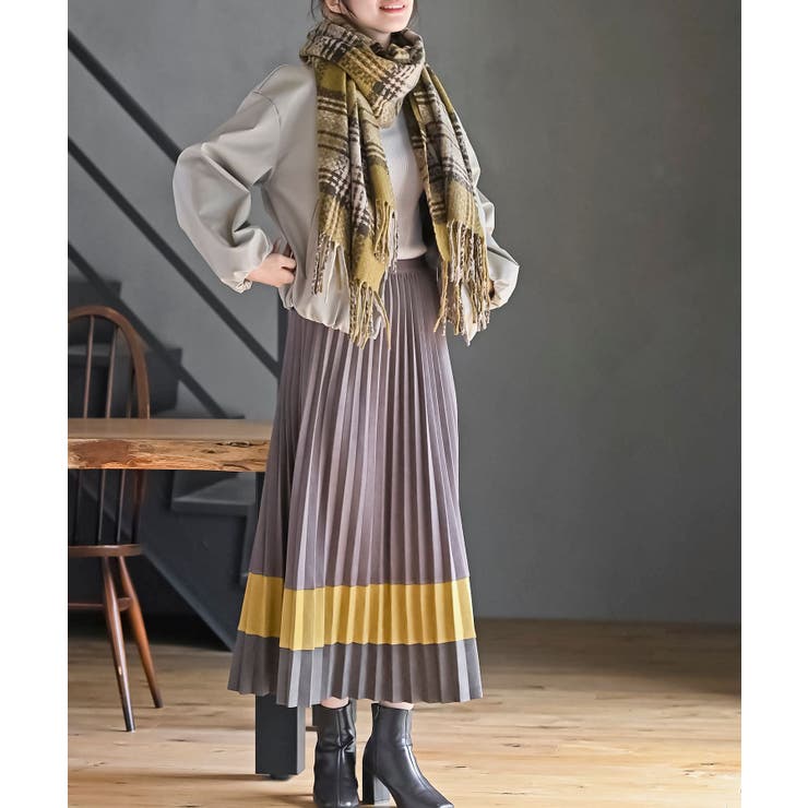 チェック起毛大判ストール | rps | 詳細画像10 