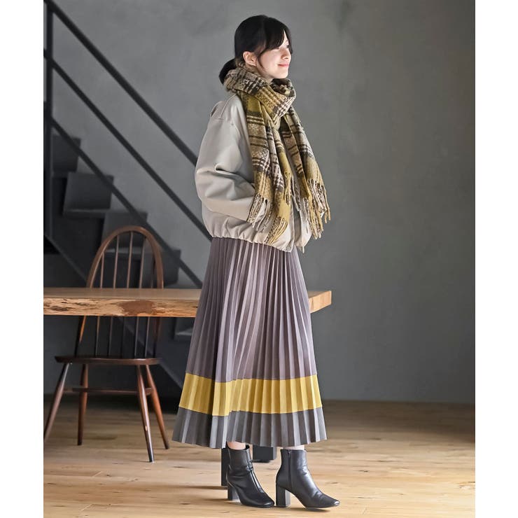 チェック起毛大判ストール | rps | 詳細画像9 