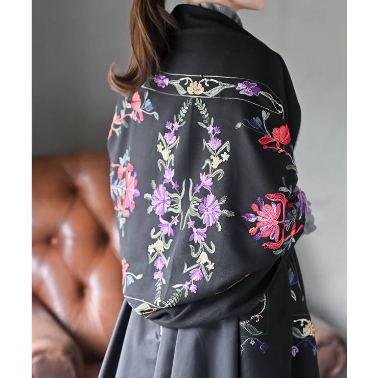 カラフル刺繍大判アソートストール[品番：RPSW0004039]｜rps（アール