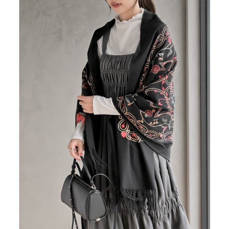 カラフル刺繍大判アソートストール[品番：RPSW0004039]｜rps（アール