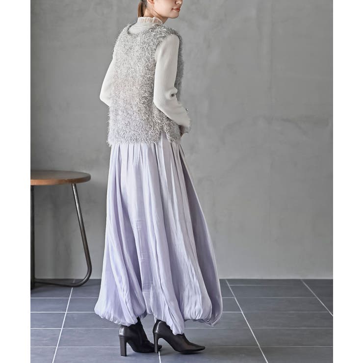 シャイニーバルーンロングスカート | rps | 詳細画像15 