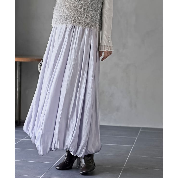 シャイニーバルーンロングスカート | rps | 詳細画像17 