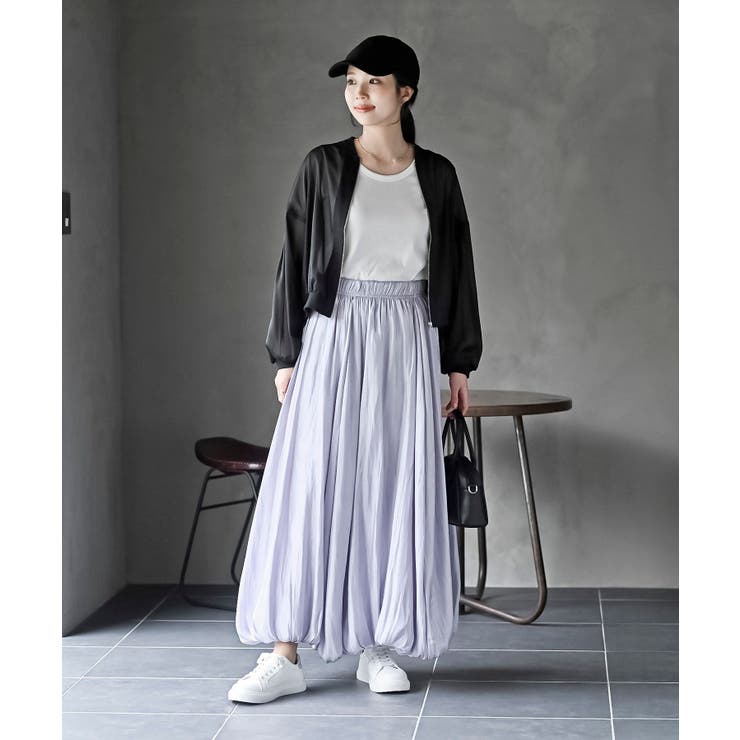 シャイニーバルーンロングスカート | rps | 詳細画像21 