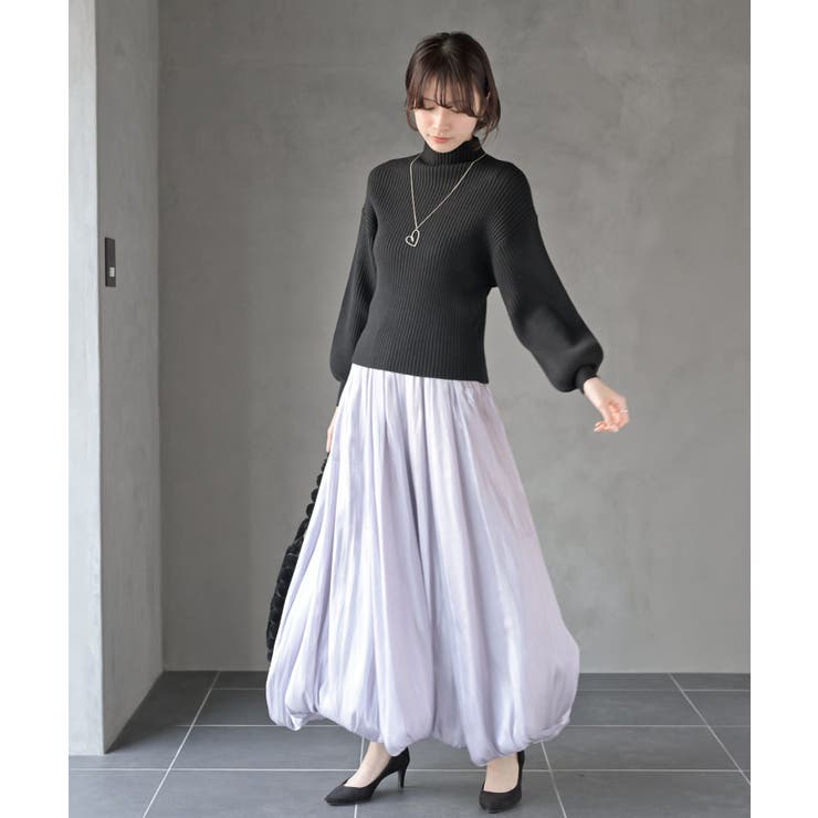 シャイニーバルーンロングスカート | rps | 詳細画像22 