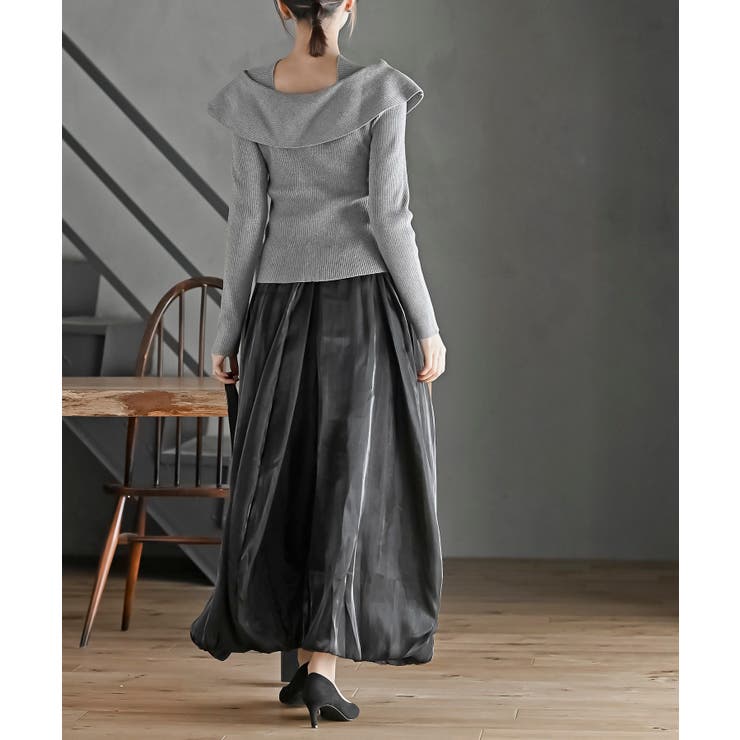 シャイニーバルーンロングスカート | rps | 詳細画像4 