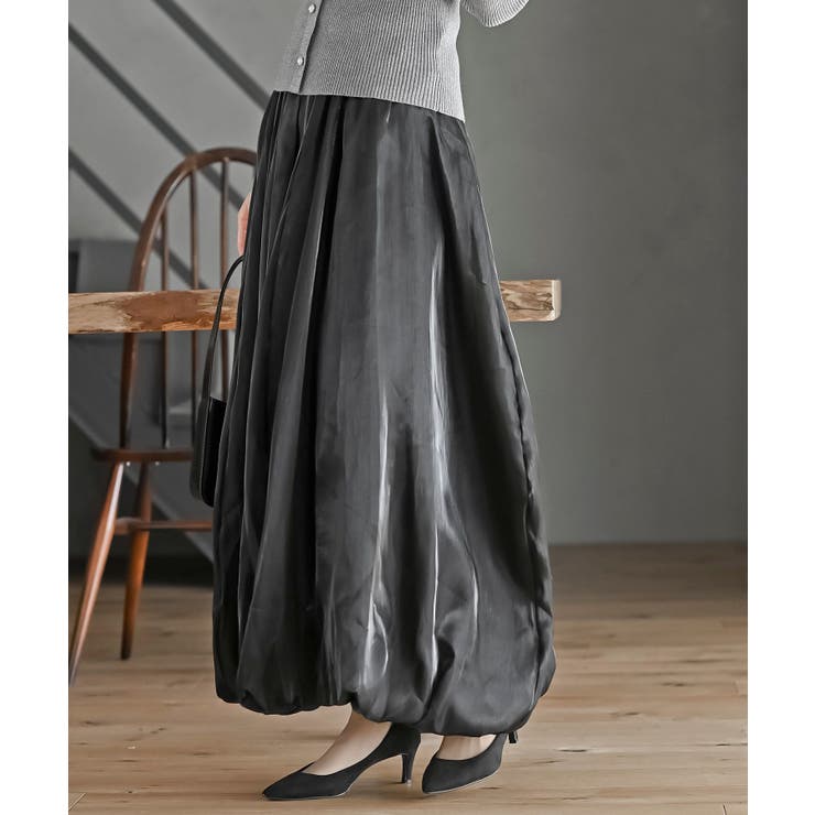 シャイニーバルーンロングスカート | rps | 詳細画像7 