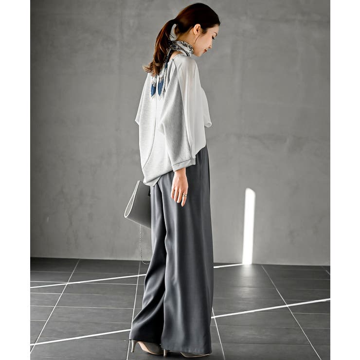 リング付きプリーツスカーフ | rps | 詳細画像12 