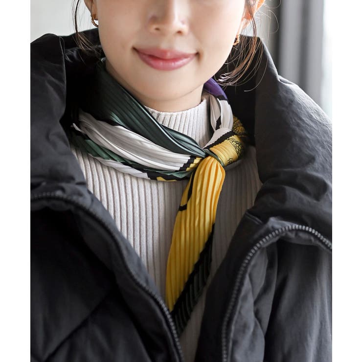 リング付きプリーツスカーフ | rps | 詳細画像22 