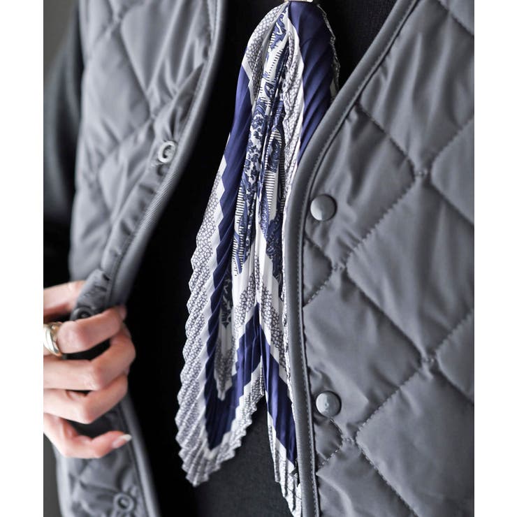 リング付きプリーツスカーフ | rps | 詳細画像28 