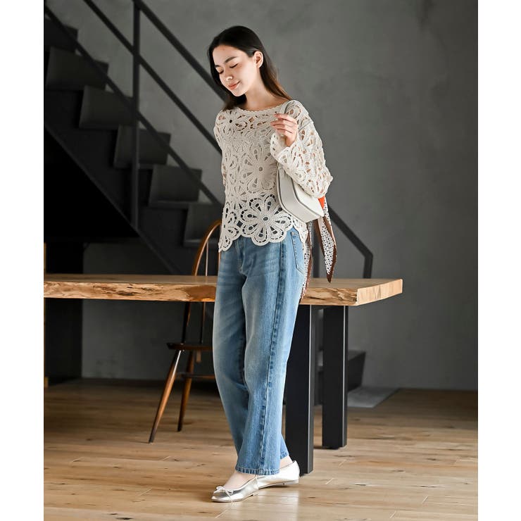 リング付きプリーツスカーフ | rps | 詳細画像34 