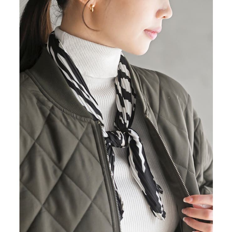 リング付きプリーツスカーフ | rps | 詳細画像4 