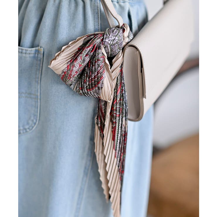 リング付きプリーツスカーフ | rps | 詳細画像9 