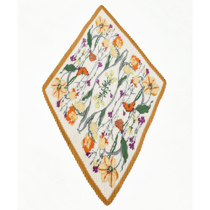 アイボリー2 | リング付きプリーツスカーフ | rps