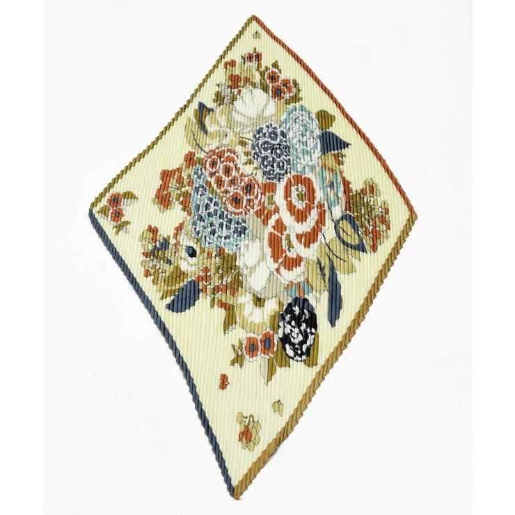 オフベージュ | リング付きプリーツスカーフ | rps