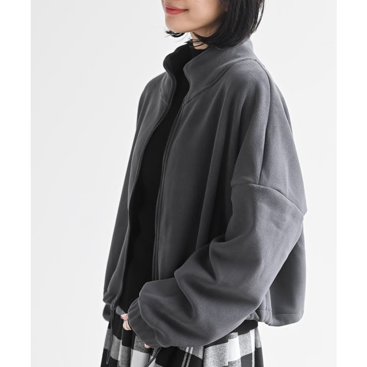 CHACグレー | スタンドカラーフリースジャケット | rps