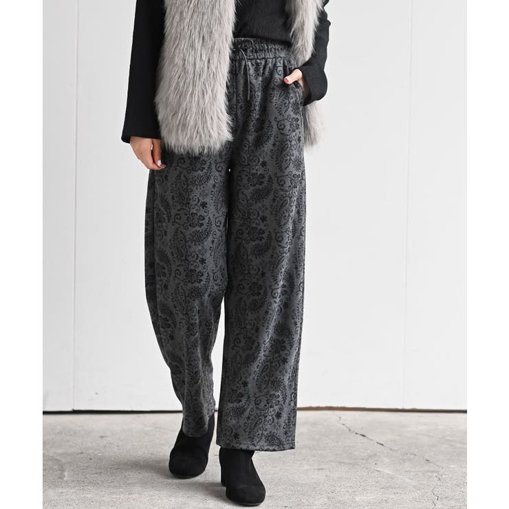 アソート柄起毛イージーパンツ | rps | 詳細画像1 