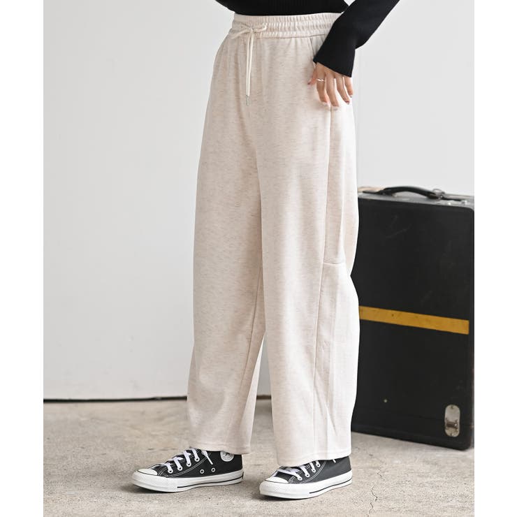 アイボリー | ワイドリラックスカットパンツ | rps