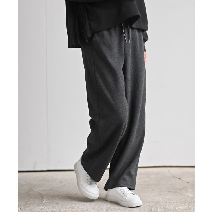杢チャコール | ワイドリラックスカットパンツ | rps