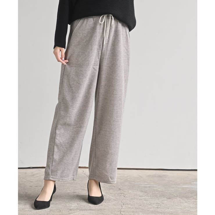 杢ベージュ | ワイドリラックスカットパンツ | rps